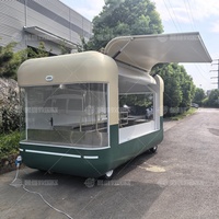 Camion de restauration mobile multifonctionnel d'extérieur : glaces, burgers, frites, café, fast-food, pizzas, snacks, hot-dogs