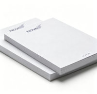 Bloc-notes en papier détachable personnalisé, blocs-notes kawaii, blocs-notes adhésifs promotionnels personnalisés avec logo