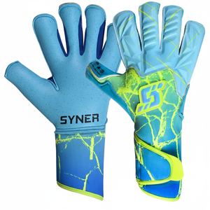Fabricant de gants de gardien de but, personnalisable, contact, paume en latex allemand de 4 mm, design ergonomique, gants de gardien de but de football - Product Image 1