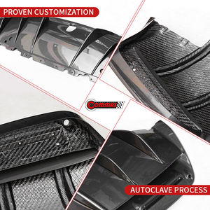 For Ferrari 296 GTB Rear Diffuser OEM Style Dry Carbon Fiber Front <b>Bumper</b> Lip Auto <b>Car</b> Body Parts - Product Image 3