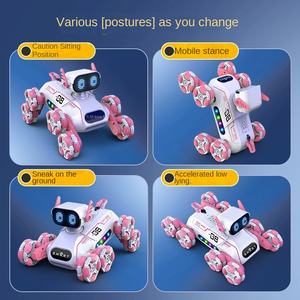 <span class=keywords><strong>Robot</strong></span> électrique cascadeur intelligent à 8 roues, <span class=keywords><strong>jouet</strong></span> pour <span class=keywords><strong>chien</strong></span>, concept de déformation pour enfants, adultes, <span class=keywords><strong>chien</strong></span> mécanique intelligent à distance - Product Image 5