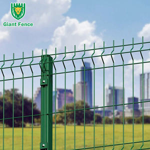 Clôture en treillis métallique soudé en fer métallique revêtu de PVC <span class=keywords><strong>d</strong></span>'<span class=keywords><strong>occasion</strong></span> 50X100 Thaïlande Clôture en treillis métallique incurvée 3D Panneaux de clôture Valla - Product Image 5