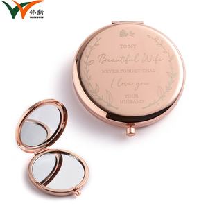 Espejo Cosmético Redondo Plegable Pequeño Irrompible Más Vendido, Espejo Circular de Doble Cara - Product Image 2