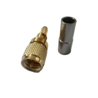 Connecteur M5-J1.5 fourni par l'usine, connecteur mâle M5 pour câble coaxial RG316 RG174