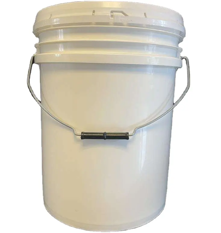Custom Safety Material 4 Gallon Plastic pail With Handle And Lid 16 l plastic pail 16l plastic pail for sale