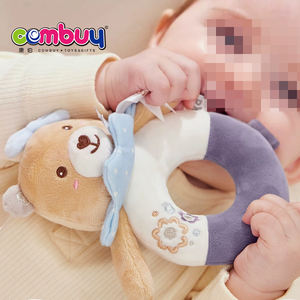 Sonajero <span class=keywords><strong>Musical</strong></span> para Bebés con Muñeco <span class=keywords><strong>de</strong></span> Peluche, Relleno <span class=keywords><strong>de</strong></span> Algodón PP y Tela <span class=keywords><strong>de</strong></span> Algodón, Toalla Calmante para Bebés - Product Image 3