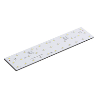 AC DC 1.5MM 2.0mm Epaisseur Matériau Aluminium LED PCB Circuit Board Linéaire PCB Modules avec Bouton Poussoir pour LED Linéaires Lumières