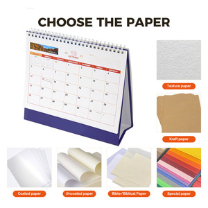 Nhà máy tùy chỉnh bán buôn 2026 hàng ngày lịch bàn thiết kế mới cá nhân đứng lật xoắn ốc ràng buộc tùy chỉnh màu sắc tùy chỉnh lịch - Product Image 6