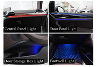 17 source lumineuse illuminé voiture LED lumière ambiante pour BMW X3 2018-2021