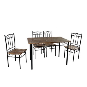Ensemble de <span class=keywords><strong>table</strong></span> <span class=keywords><strong>à</strong></span> <span class=keywords><strong>manger</strong></span> moderne et abordable avec 5 pièces, style mobilier de salle <span class=keywords><strong>à</strong></span> <span class=keywords><strong>manger</strong></span>, origine DS-024 - Product Image 3