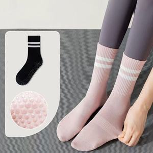 Calcetines Deportivos al Por Mayor, de Algodón, Medios, Profesionales, Antideslizantes, con Silicona, para Gimnasio, Fitness, Danza, Yoga - Product Image 4