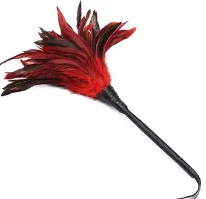 Látigo de plumas para juegos sexuales, fetiche SM, palo de plumas para coquetear, azotes, juegos para parejas - Product Image 1