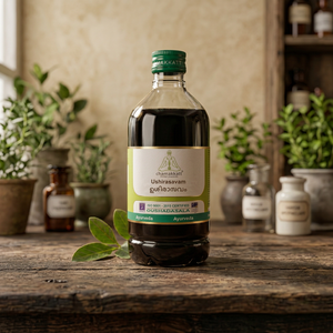 Aceite Herbal Ayurvédico Chamakkatt Ushirasavam 450ml, Producto para el Cuidado de la Salud con Certificación ISO de Kerala - Product Image 2
