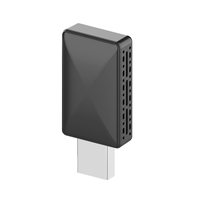 Dongle CarPlay sans fil 2-en-1 Rising Star BT5.3 Wi-Fi double bande, mise à niveau sans perte pour CarPlay filaire d'origine, compatible iOS et Android