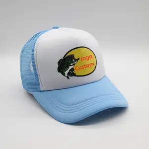 Hochwertige Mesh Foam Trucker Hüte Bass Pro Kappe individuell bedruckte Mesh Hut Sommer Outdoor Sonnenhut