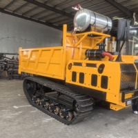 Véhicule tout-terrain sur chenilles de 8 tonnes, nouveau modèle, pour les opérations en marais, en montagne et sur le sable, tombereau sur chenilles