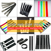 Sangles de fixation réutilisables en gros, sangles de fixation en nylon extensibles pour l'organisation des rallonges, des câbles et des tuyaux