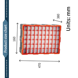 ड्रिंक्स dpc007 उच्च गुणवत्ता वाले घर भंडारण संगठन प्लास्टिक बिन बॉक्स - Product Image 3