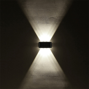 Luces solares LED para exteriores, lámpara <span class=keywords><strong>de</strong></span> pared impermeable con luz solar para decoración <span class=keywords><strong>de</strong></span> jardín, lámpara <span class=keywords><strong>de</strong></span> <span class=keywords><strong>guirnalda</strong></span> <span class=keywords><strong>de</strong></span> calle <span class=keywords><strong>de</strong></span> Navidad, foco Solar LED - Product Image 1