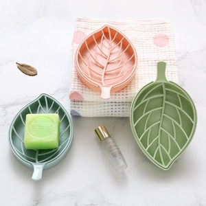 Soporte para Jabón con Forma de Hoja en 3 Colores, Bandeja de Drenaje para Ducha, Accesorios de Baño, Jabonera - Product Image 3