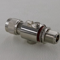 0-6GHZ Tube à décharge de gaz parafoudre parafoudre avec N mâle à N femelle cloison rf connecteur coaxial