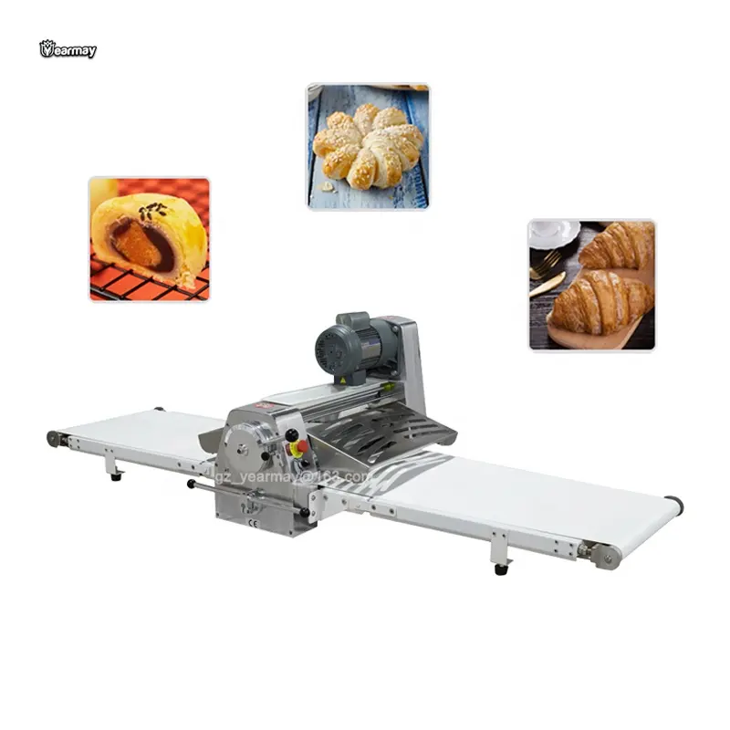 Sobadora de Masa công nghiệp cho 4-6.5kg/mỗi thời gian Tabletop bột sheeter và floorstand bột Presser Croissant Máy làm