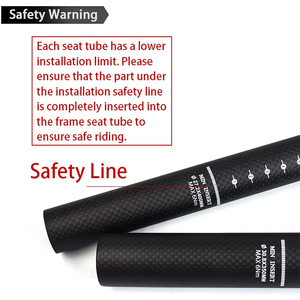 OEM/ODM BUCKLOS MTB <span class=keywords><strong>Tija</strong></span> de sillín de <span class=keywords><strong>carbono</strong></span> 27,2/30,8/31,6mm Tubo de sillín ultraligero 350/400mm <span class=keywords><strong>Tija</strong></span> de sillín de bicicleta de montaña de carretera Piezas de bicicleta - Product Image 5