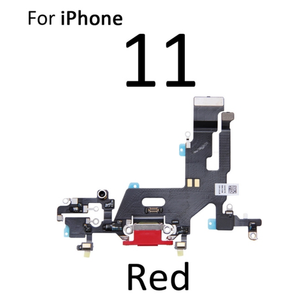 Câble flexible de charge pour <span class=keywords><strong>iPhone</strong></span> <span class=keywords><strong>11</strong></span> Pro Max prise USB connecteur de quai de Port de chargeur avec micro casque prise Audio câble flexible - Product Image 2