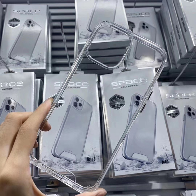 Drop-resistant Transparent Phone case for iPhone 13 12 Pro Max Space Case Mobile Phone Clear Back Cover