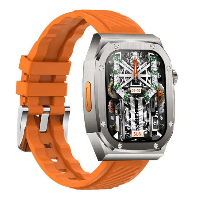 Bussola impermeabile IP68 antiurto NFC 460 mah batteria funzione di pressione di altitudine sport smartwatch Z79 max ultra smart watch