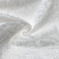 Dentelle en polyester 100% avec fils argentés scintillants dissimulés - Douce comme un rideau, atmosphérique comme une nappe
