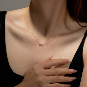 All'ingrosso caldo 8 <span class=keywords><strong>parole</strong></span> di infiniti amori S925 collana a catena intarsiata di diamanti in argento Sterling all'ingrosso - Product Image 2