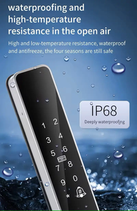 Serrure <span class=keywords><strong>de</strong></span> porte intelligente en aluminium étanche IP68 Euro 5572 2885 Double crochet Mortise TTlock Tuya <span class=keywords><strong>WiFi</strong></span> Empreinte digitale Intelligente UPVC Coulissante - Product Image 4