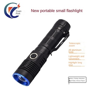 Linterna LED magnética de carga USB multifuncional, láser blanco con luz fuerte de largo alcance para búsqueda de hogar al aire libre - Product Image 2