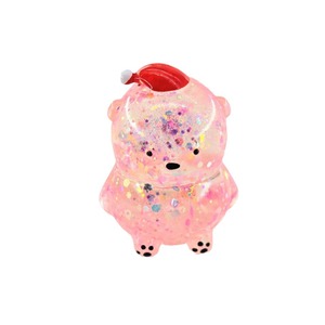 Jouet Squishy Ours Pailleté Mignon de Noël, Jouet Anti-Stress à la Maltose, Cadeau de Fête de Noël - Product Image 5
