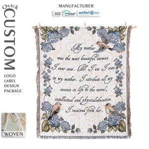 Jacquard geweven deken - vier seizoenen, draagbaar, aanpasbaar ontwerp voor thuis, kamperen & buitengebruik - Product Image 1