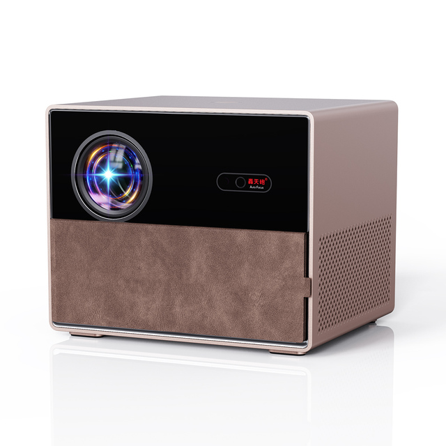 H98W Smart LED Pico Projector Android WiFi Auto Focus HIFI Stereo Beamer 550 ANSI Lumens 1080P Bright and Vivid Colors