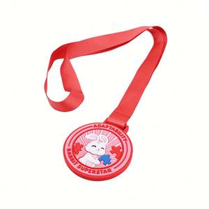 Medalla de Silicona PVC Personalizada y Duradera en Relieve para Competiciones y Eventos Deportivos con Logotipo Personalizado y Colores a Medida - Product Image 4