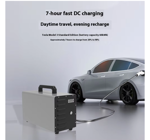 Cargador Portátil para Vehículos Eléctricos <span class=keywords><strong>de</strong></span> 7kw DC GB/T <span class=keywords><strong>de</strong></span> 9 Pines - Estación <span class=keywords><strong>de</strong></span> Carga Rápida con Pantalla Digital para Vehículos Eléctricos Tesla y BYD - Product Image 3