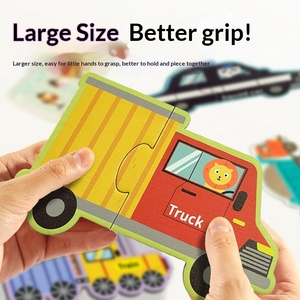 Puzzle magnétique transfrontalier <span class=keywords><strong>pour</strong></span> enfants, jouet éducatif <span class=keywords><strong>pour</strong></span> bébé, aimant de réfrigérateur, alphabet, animaux, <span class=keywords><strong>anglais</strong></span> - Product Image 2