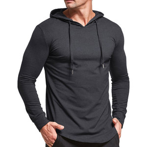 Sudadera con capucha ajustada para hombre, para entrenamiento, gimnasio, fitness, venta al por mayor, diseño personalizado, sudaderas con capucha de invierno para hombre, para venta en línea - Product Image 3