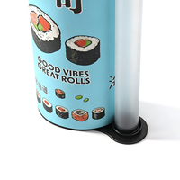 Boîte cylindrique en papier biodégradable pour emporter, facile à manger, tube à sushi à poussoir, Sushirohr, Trubka Dlya Sushi Dis