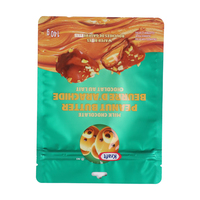 Matt Kunststoff-Steh beutel in Lebensmittel qualität mit Reiß verschluss Metalli sierte Snack-Verpackungs tasche Zip Lock Mylar-Tasche