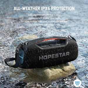 Hopestar A60 100W Loa Siêu Trầm Loa Lớn Di Động Âm Thanh Máy Nghe Nhạc Ngoài Trời Karaoke RGB LED Chiếu Sáng Không Dây Với Microphone Loa - Product Image 2
