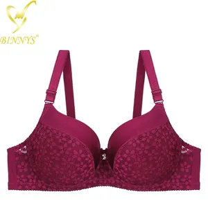 Troncs BINNYS-soutien-gorge sexy, grande taille, pour femmes, rouge, avec strass, bon marché