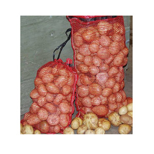 Công Suất Đóng Gói Mạnh Mẽ Trái Cây Và Rau 25Kg 50Kg Hành Tây Khoai Tây PP Leno Lưới Lưới Dây Rút Túi - Product Image 1