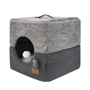 Peppy teman-teman dukungan menyesuaikan rumah kucing kubus serbaguna 3 dalam 1 rumah kucing atau tempat tidur anjing kecil - Product Image 5