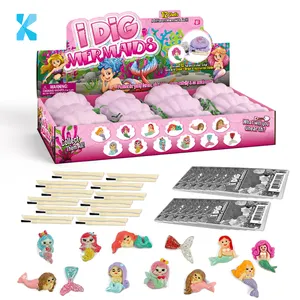 OEM 2022 संग्रहणीय अद्भुत सुंदर नाजुक लड़की खिलौने छोटे मरमेड खुदाई खिलौना सेट स्टेम बच्चे खिलौने