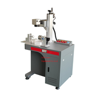 Machine de marquage laser à fibre 3D MOPA avec caméra CCD et positionnement visuel automatique avec convoyeur