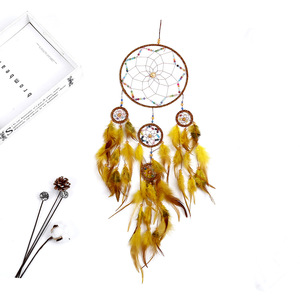 <span class=keywords><strong>Attrape</strong></span>-rêves fait main carillons éoliens artisanat naturel pendentif suspendu <span class=keywords><strong>attrape</strong></span>-rêves maison décorations murales - Product Image 2